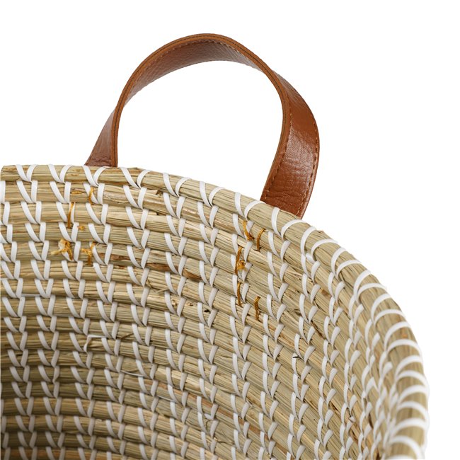 Basket Blasket L, seagrass, D39/31xH39/46cm