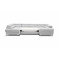 U shape sofa Elouis U Left, Velvetmat 4, gray, H92x347x202cm