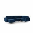 U shape sofa Elsgard U Reversible, Monolith 77, blue, H93x326x202cm