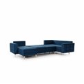 U shape sofa Elsgard U Reversible, Monolith 77, blue, H93x326x202cm