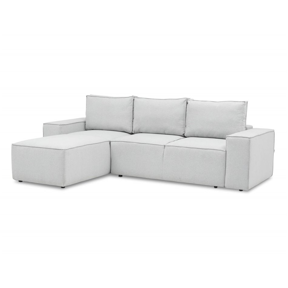 Corner sofa Elsilla L, Loco 35, green, H95x302x204cm