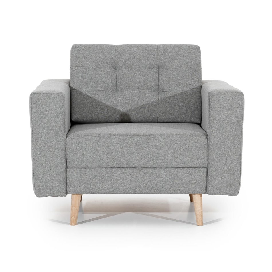 Armchair Elsgard, Sawana 21, gray, H88x105x92cm