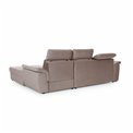 Corner sofa Eltrevisco R, Solar 16, beige, H100x272x216cm