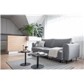 Sofa bed Edalia, Nube 3, gray, H90x260x95cm