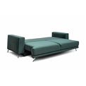 Sofa bed Ellise, Borneo 38, blue, H90x250x95cm