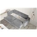 Sofa bed Edalia, Leve 18, beige, H90x260x95cm