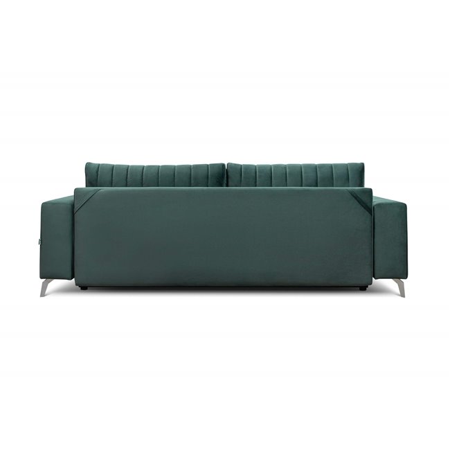 Sofa bed Ellise, Savoi 7, gray, H90x250x95cm