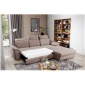 Corner sofa Eltrevisco R, Berlin 03, beige, H100x272x216cm