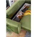 Sofa bed Ellise, Savoi 7, gray, H90x250x95cm