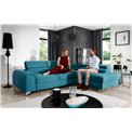 Corner sofa Elaurence L, Monolith 84, gray, H92x278x205cm