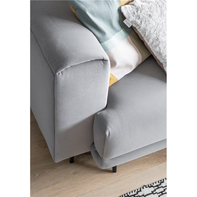 Sofa bed Edalia, Leve 6, gray, H90x260x95cm