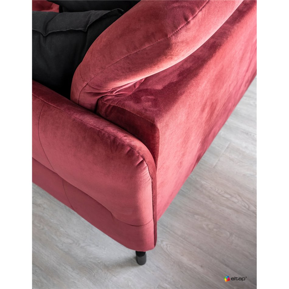 Corner sofa Elorelle L, Kronos 29, pink, H105x225x160cm