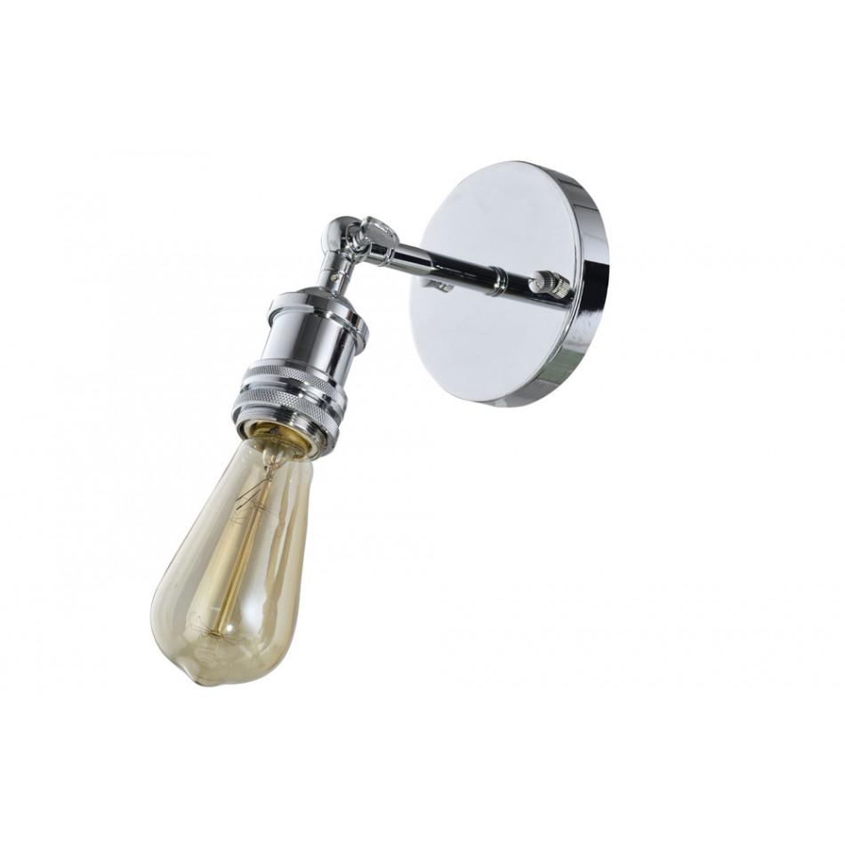 Wall lamp Restyler, chrome, E27 60W, H16x15x11.5cm