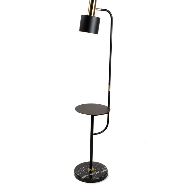 Floor lamp Soler, black,  E27 60W, H150x30cm