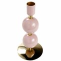 Candle holder Bulbat M, pink, H18cm, D8.5cm