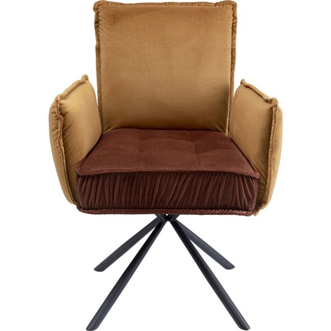 Chair Chelsea, brown, 90x65x60cm, seat height 49cm