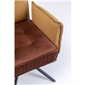 Chair Chelsea, brown, 90x65x60cm, seat height 49cm