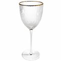 Red wine glass Bergo, metallic copper,  H23, D9.4cm, 350ml