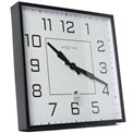 Wall clock Be Square, black/white, 35x35cm