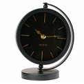 Table clock Balia, metal/glass, H20x10x15cm