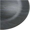 Dinner plate Cadence, grey, D26cm