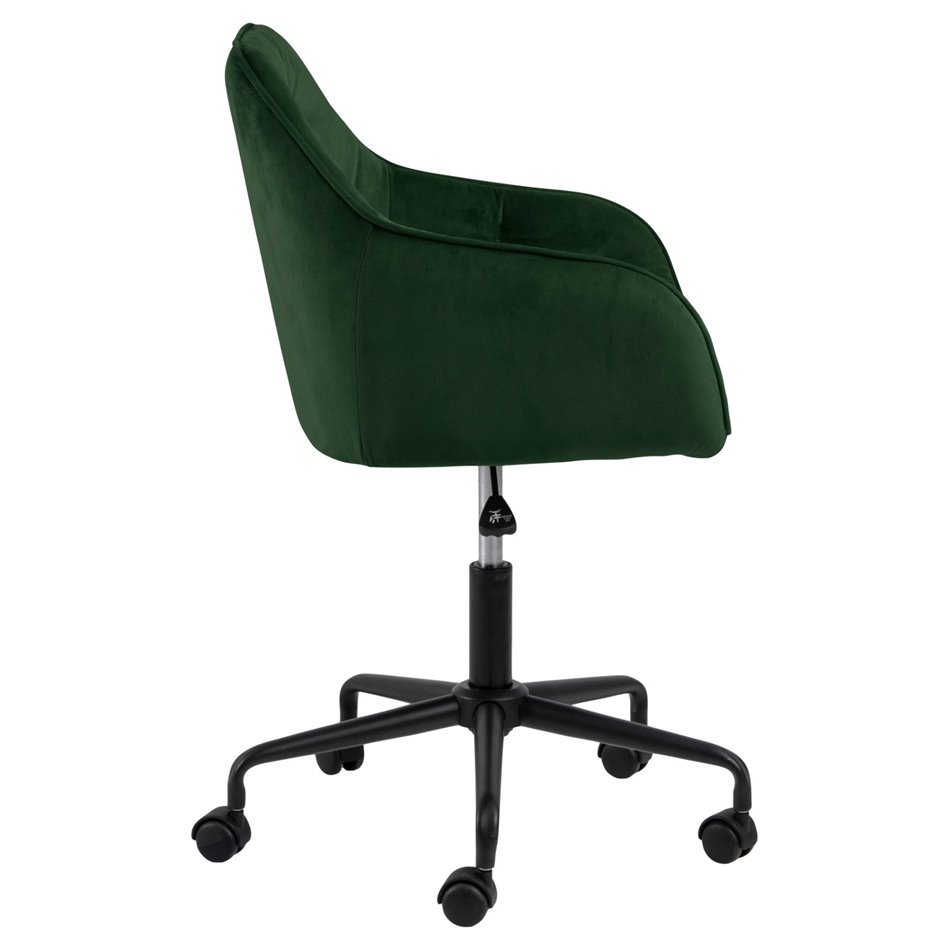 Office chair Arook, green, H88.5x59x58.5cm, seat height 46-55cm