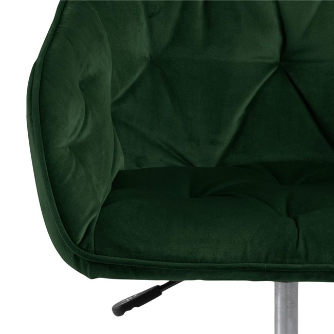 Office chair Arook, green, H88.5x59x58.5cm, seat height 46-55cm