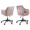 Office chair Aron, dusty rose, H91x58x58cm, seat height 44-54cm