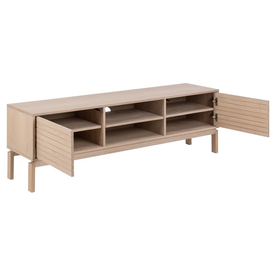 TV unit Alinley, oak veneer, H50x160x40cm