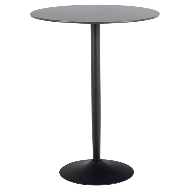 Bar table Alto, black, D80cm, H105 cm