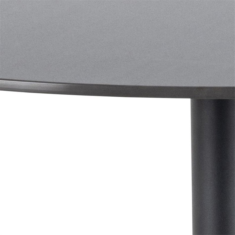 Bar table Alto, must, D80cm, H105 cm