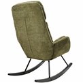 Rocking chair Amelia, green, 107x95x66cm, seat high 48cm