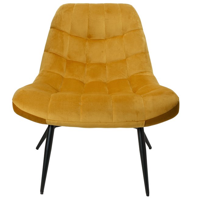 Armchair Oberwart, mustard,  83x47x77cm