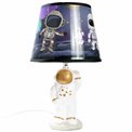 Table light Astronaut, white/golden/blue,30x20x20cm E14 1x40