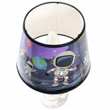 Table light Astronaut, white/golden/blue,30x20x20cm E14 1x40