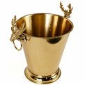 Ice bucket w/ Reindeer handle, 28.5x34x23cm