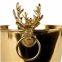 Ice bucket w/ Reindeer handle, 28.5x34x23cm