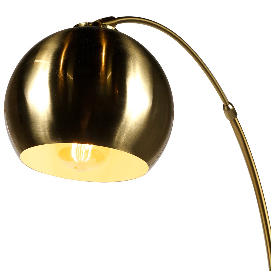 Floor lamp Soler II, brass, E27 60W(MAX), H150x30cm