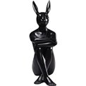 Deco Figurine Gangster Rabbit Black, 39x26x15cm 