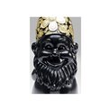 Decorative figure Gnome, black/golden, H61x20x23cm