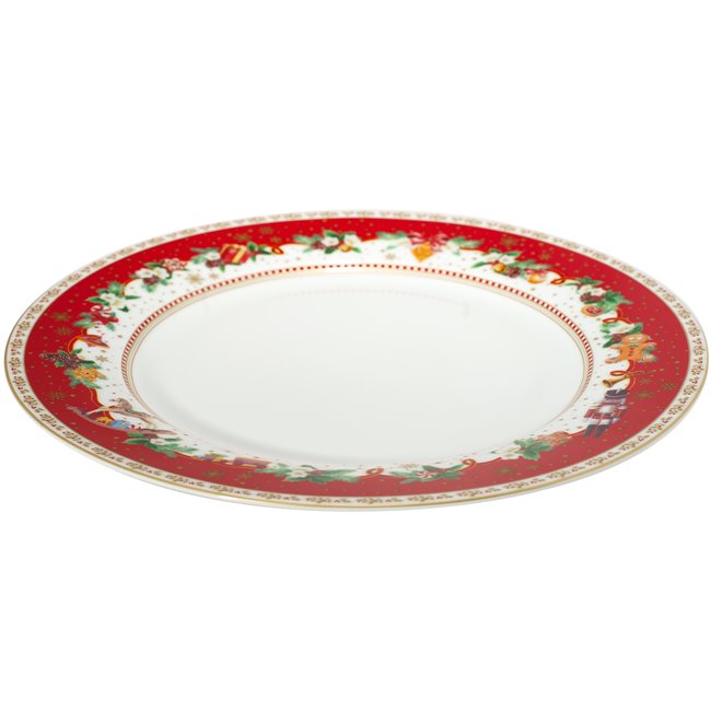 Porcelain dinner plate Christmas Memories, D26.5cm