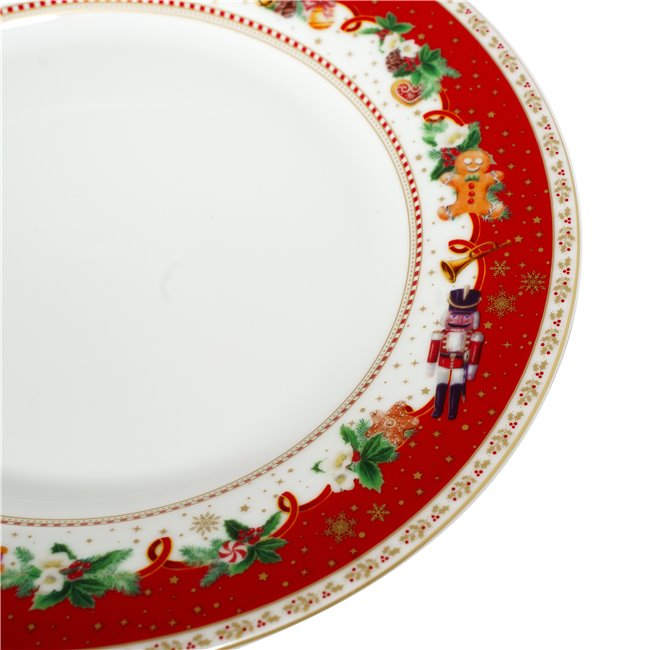 Porcelain dinner plate Christmas Memories, D26.5cm