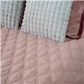 Bed cover Jurate, mauve, velvet, 220x240cm