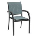 Chair Lapiazza, jade/green color, H88x65x56cm