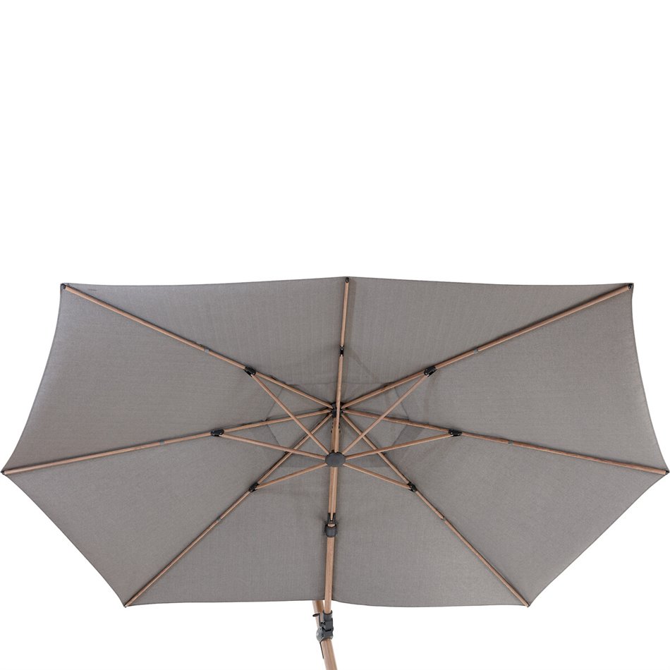 Parasol Latikeo platinum color, H263x300x420cm