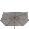 Parasol Latikeo platinum color, H263x300x420cm