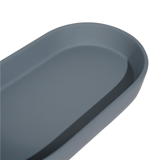 Plate Rub, grey, H3x19.3x10.6cm