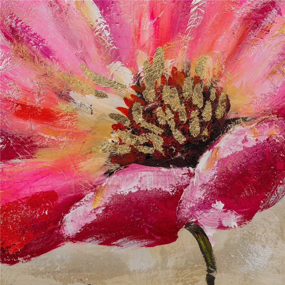 Lõuendimaal Asian Poppies III, 50x150cm