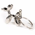 Keychain Balloon dog, metal, 4.7x8.5x1cm