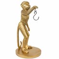 Monkey banana holder, gold, H40x20x20cm